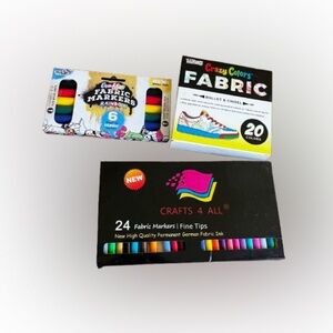Lot of (3) Crafting Fabric Markers